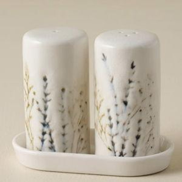 Pressed Floral Salt & Pepper Set