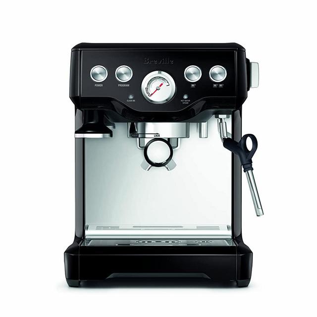 Breville BES840BSXL The Infuser Espresso Machine, Black Sesame, 2.3