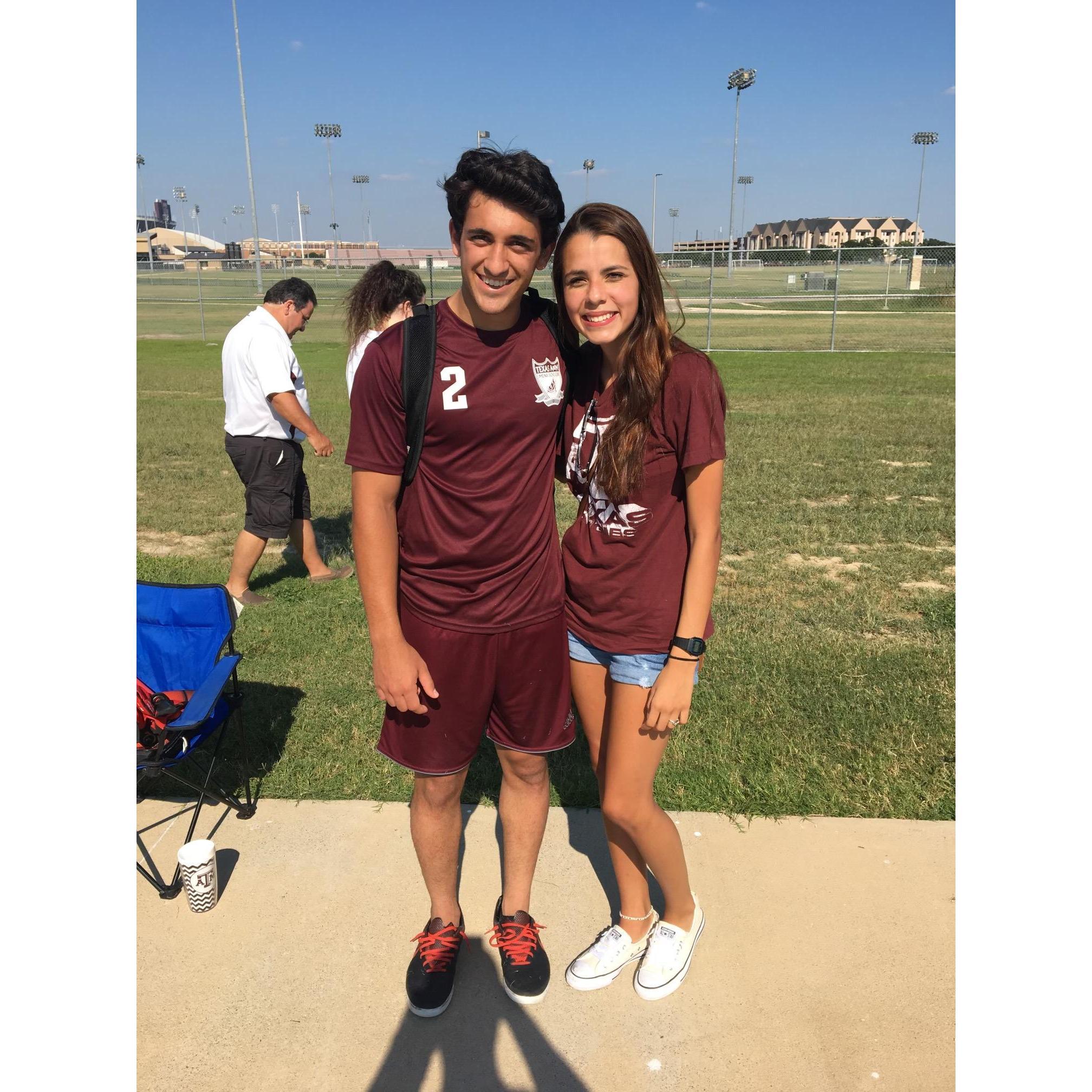 Our first picture together!