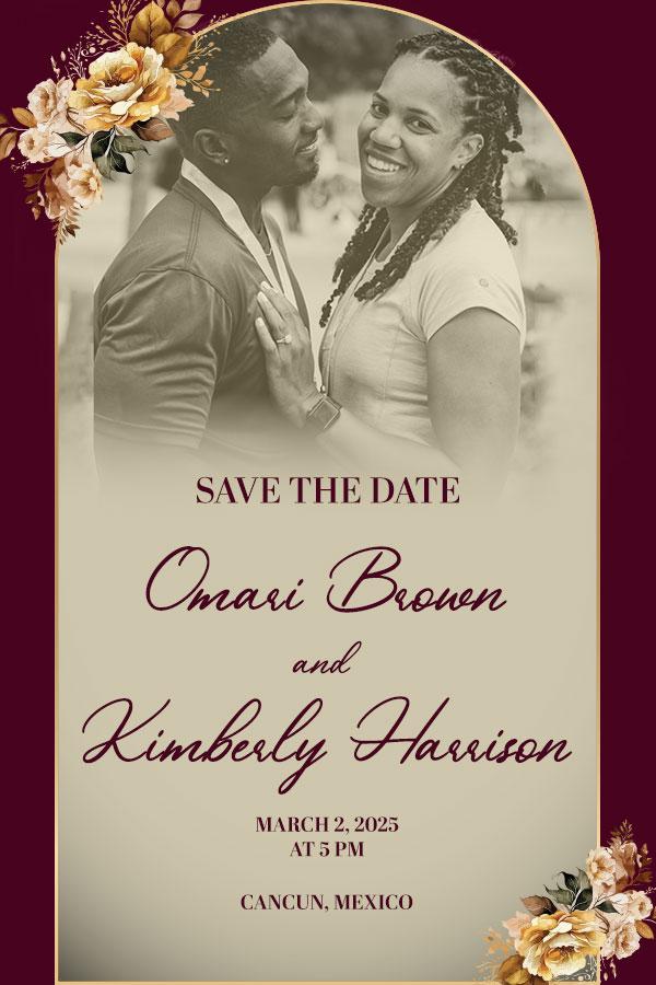 The Wedding Website of Kimberly Harrison and Omari Brown
