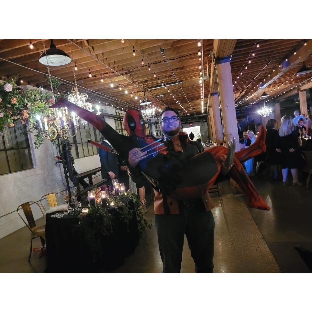 Our friends' 2nd Halloween wedding in Grand Rapids