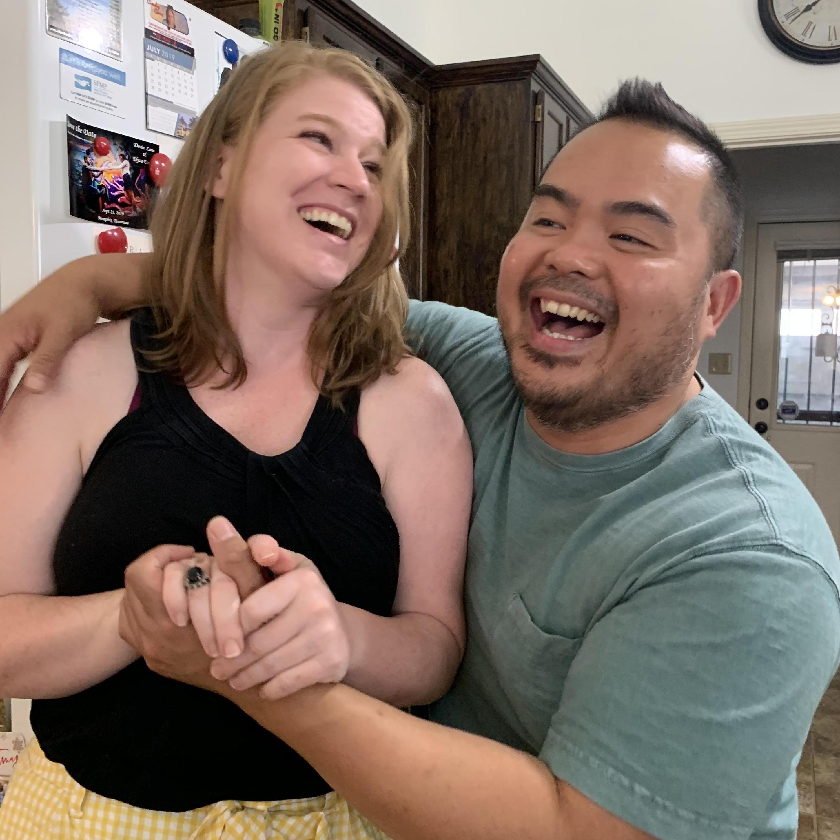 Somebody said something funny - probably Kelly