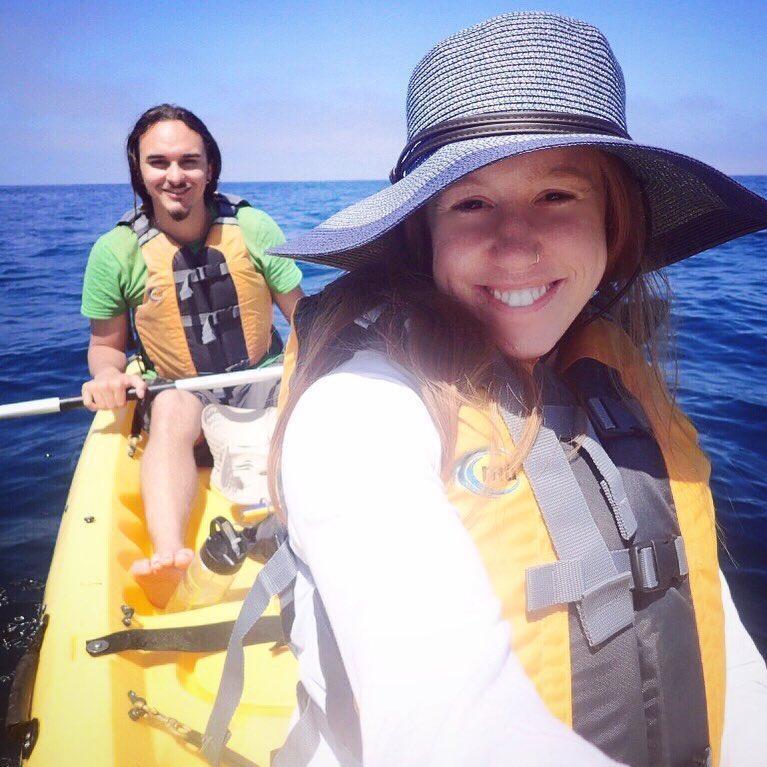 Exploring Catalina Island together in 2017.