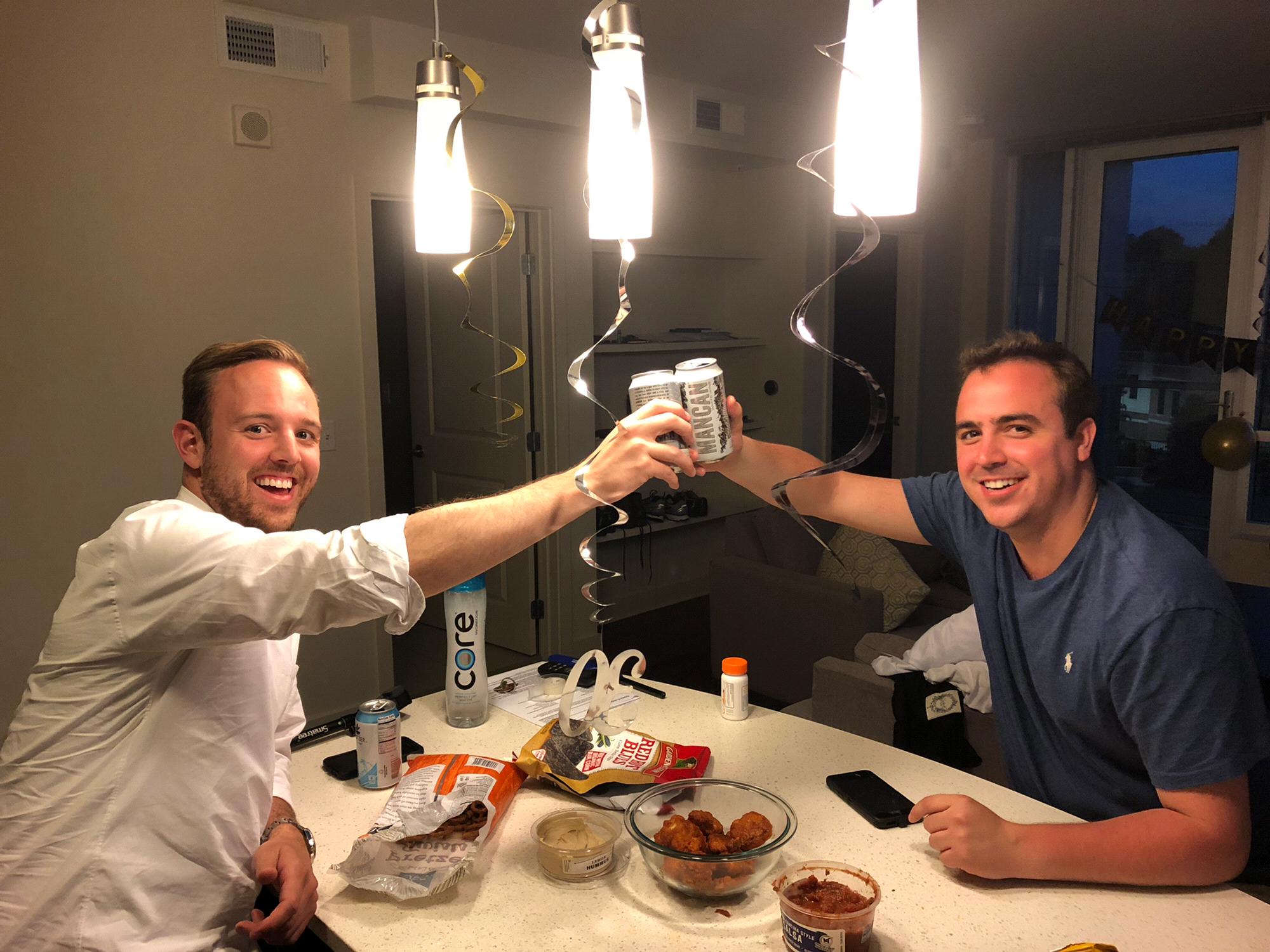 Drinking ManCan wine with Mac in DC!