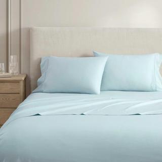 The Skylands Cotton Percale 4-Piece Sheet Set