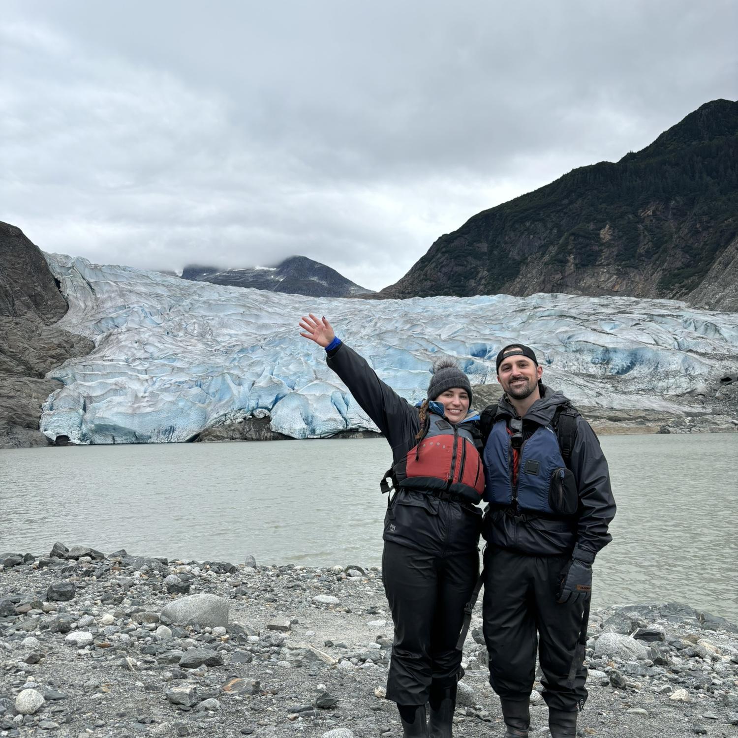 Glacier canoe and hike in Alaska