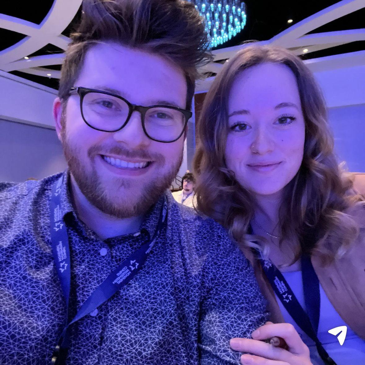 Attending a conference together