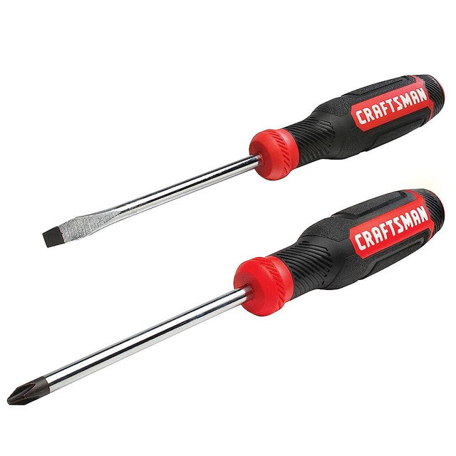 CRAFTSMAN Screwdriver Set, Bi-material, 2 Piece (CMHT65072N)