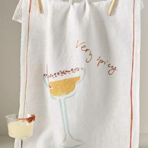 Dinette Very Spicy Linen Dish Towel