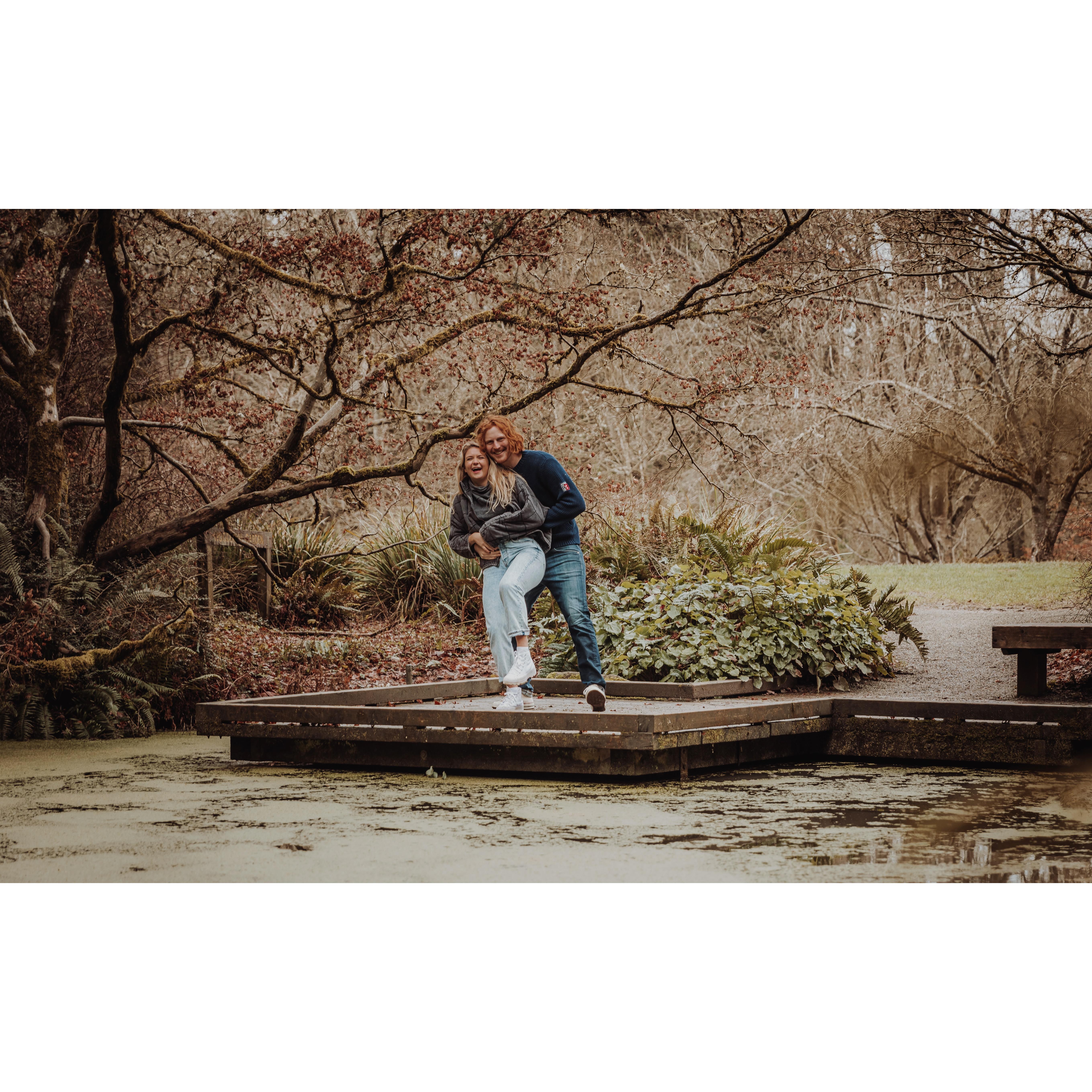 Engagement photos in Seattle, taken by our friend Carson!