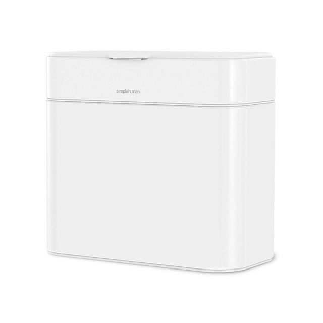 simplehuman 4L Compost Caddy White Steel