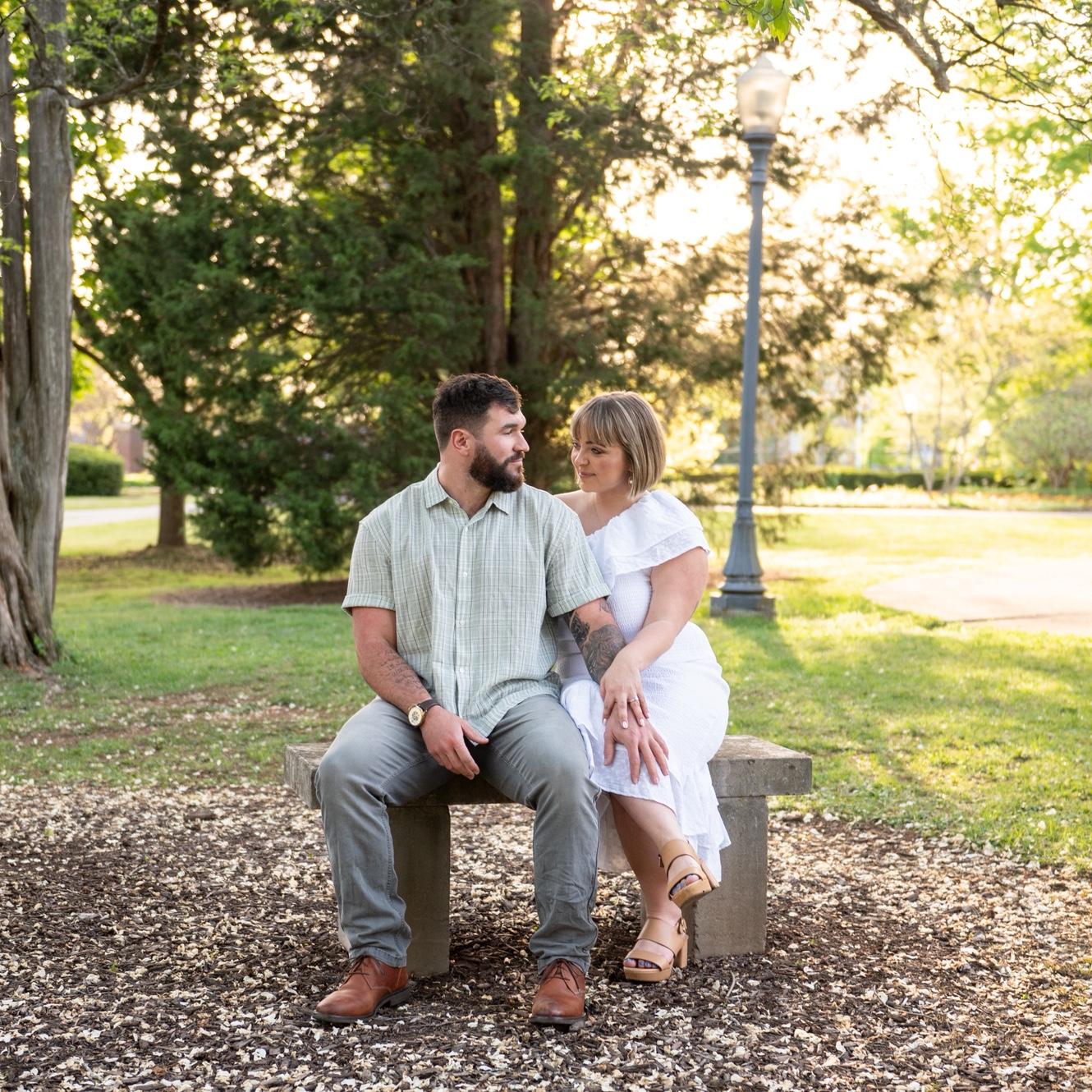Engagement pictures where we met! Maryville College