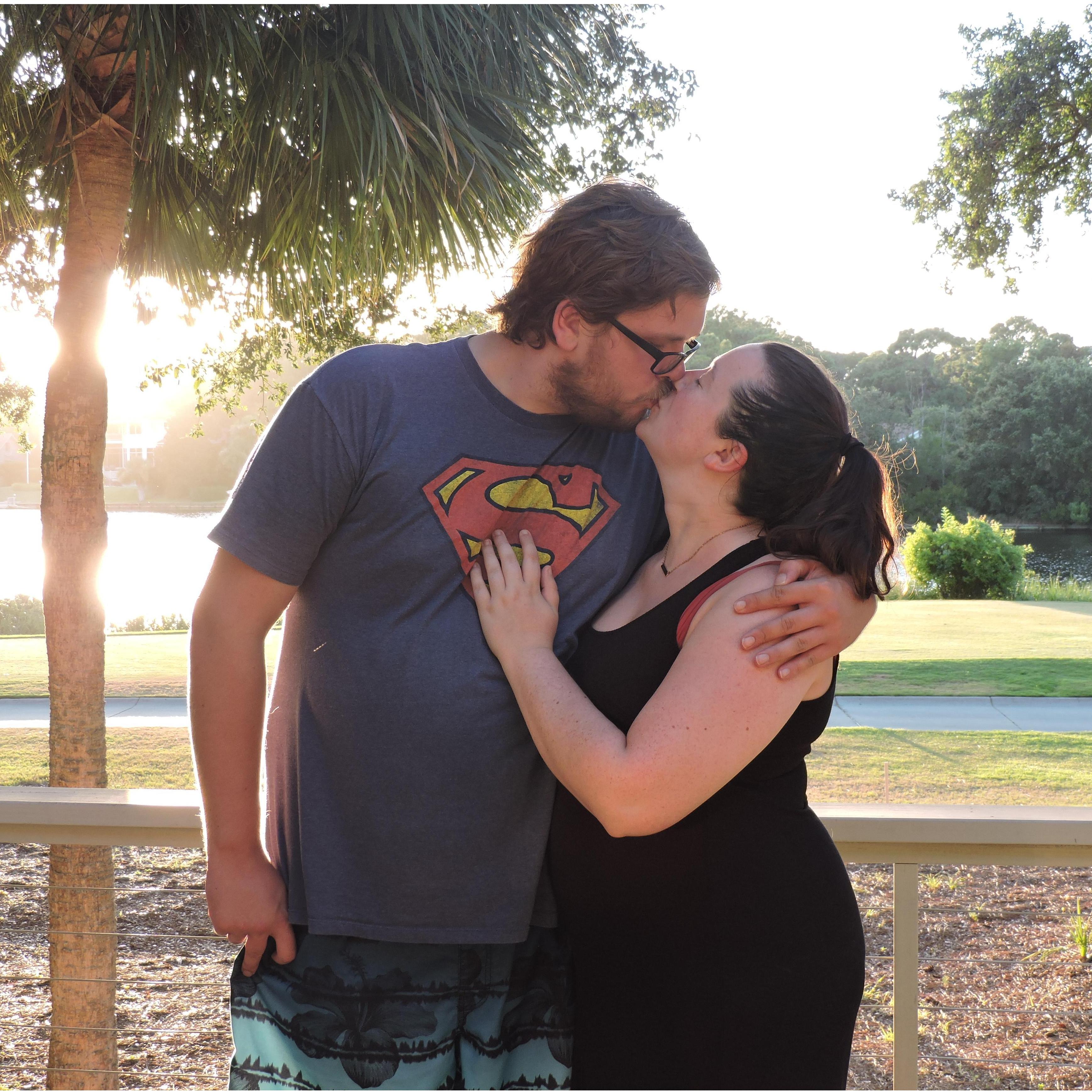 The night we got engaged <3