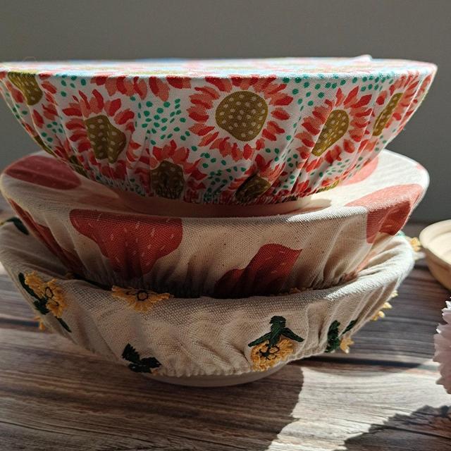 Reusable Bowl Covers Bread Proofing Cover Bread Baking Supplies, Washable Zero Waste Swap, Kitchen Christmas Gift housewarming