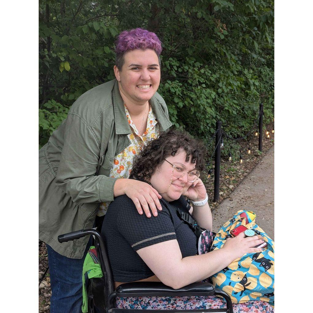 The two of us at Assinaboine Park Zoo in Winnipeg!