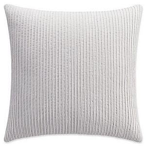 Bridge Street Clover Square Throw Pillow in Stone