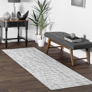 Margaret Washable Crosshatch Runner