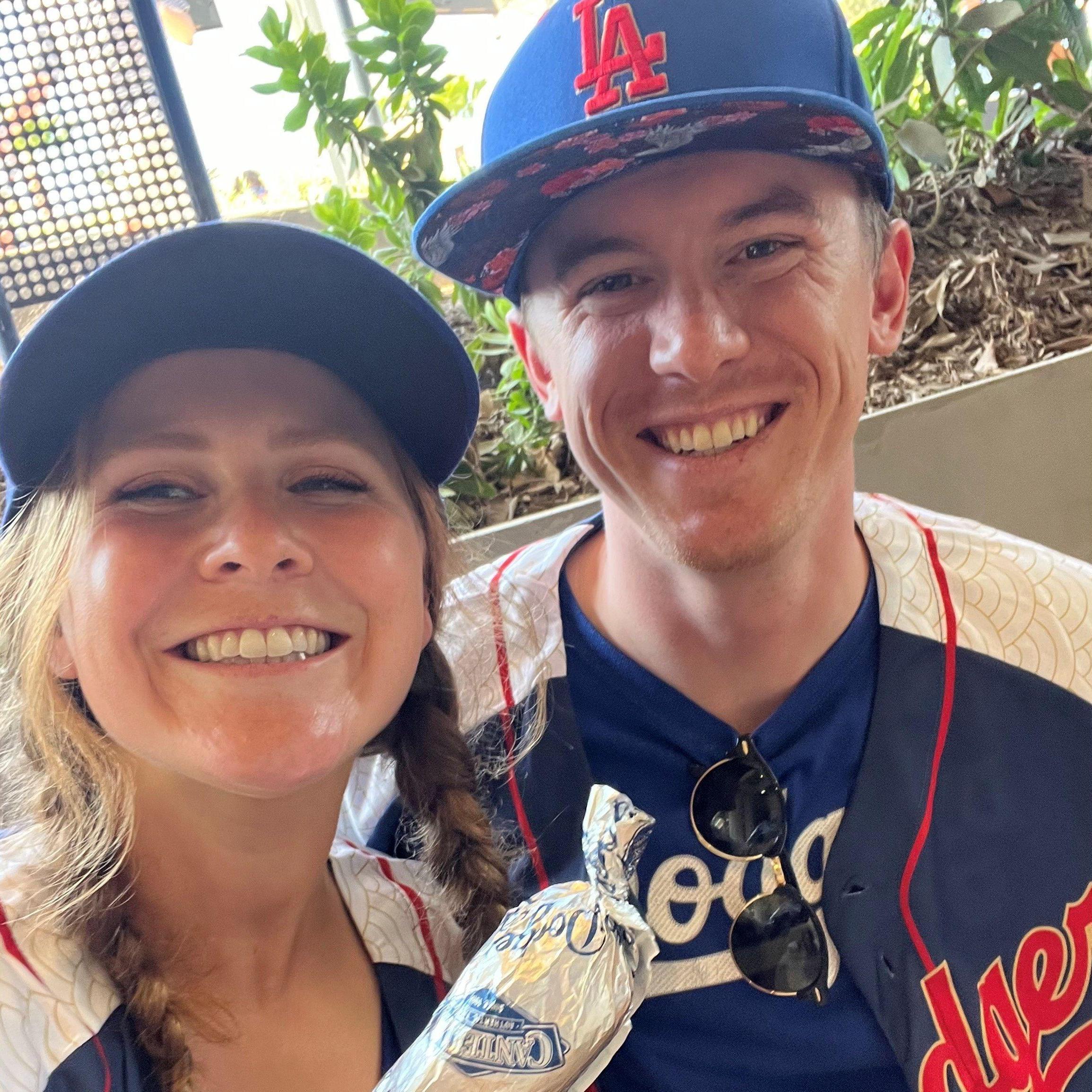 7/8/2023 - About to be good LA residents and enjoy a Dodger's game #GoMariners