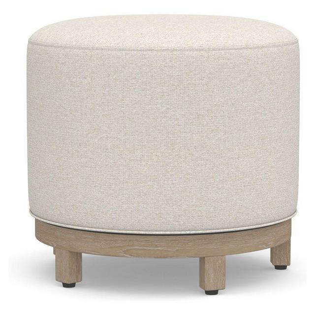 Jake Upholstered Swivel Stool, Seadrift, Performance Boucle Oatmeal