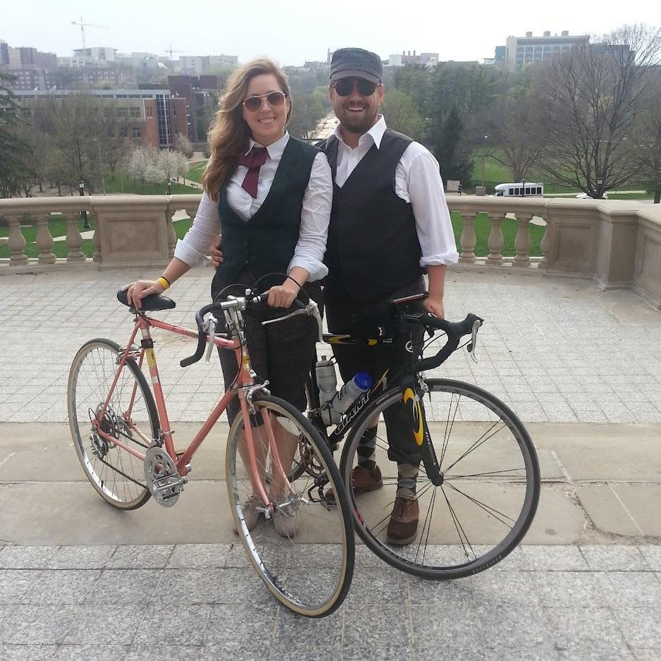 Combining two of our favorite things: biking and theme costumes