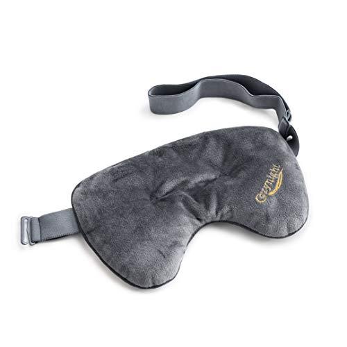 Cozynight Weighted Sleep Mask Adjustable Back Strap Weighted Eye Mask for Sleeping Soft Eye Pillow for Nap Shift Work Camping Travel Relieve Your Eye Stress 1 Pound