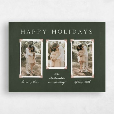 Green Standard Holiday Card - Glenwood