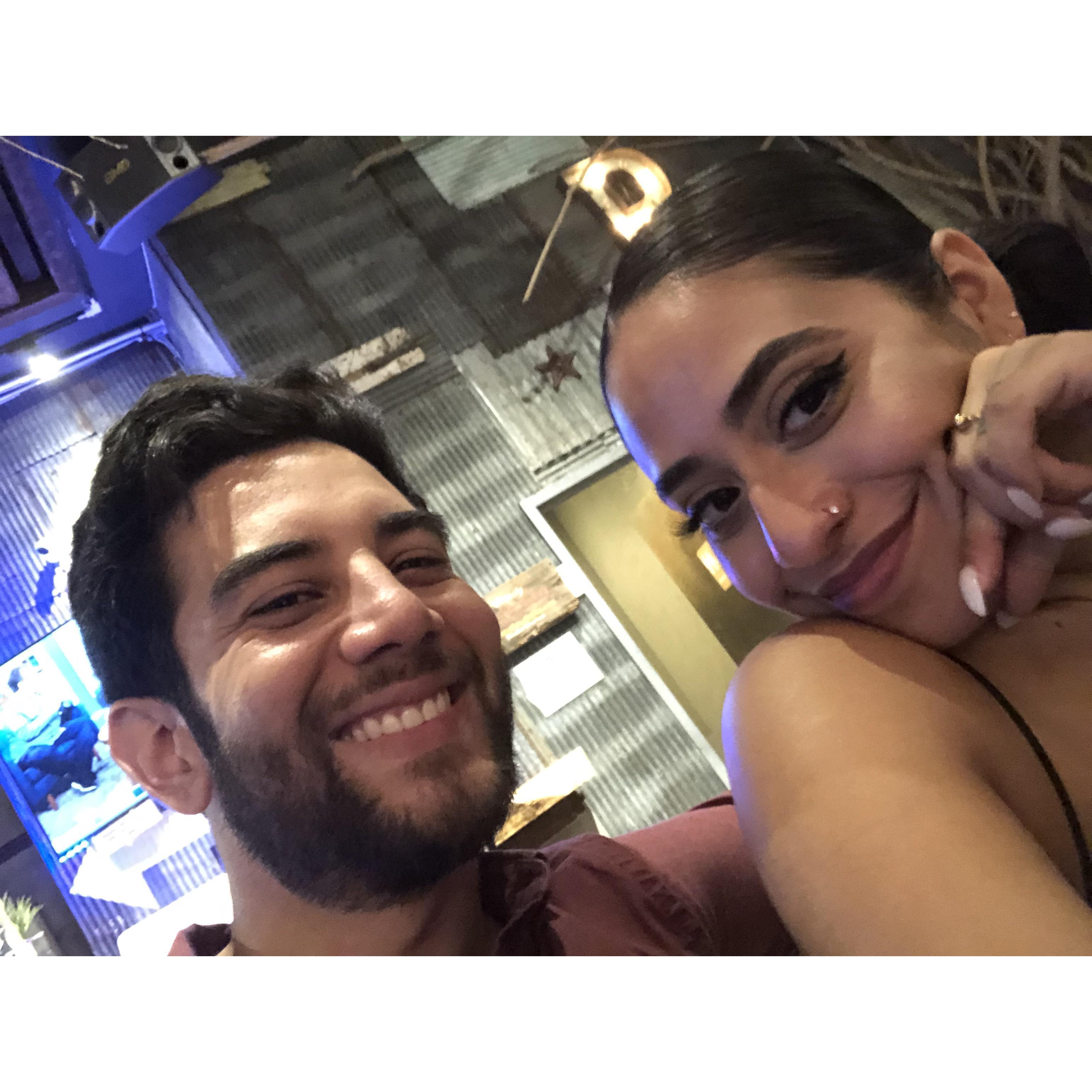 Our first picture ever together!