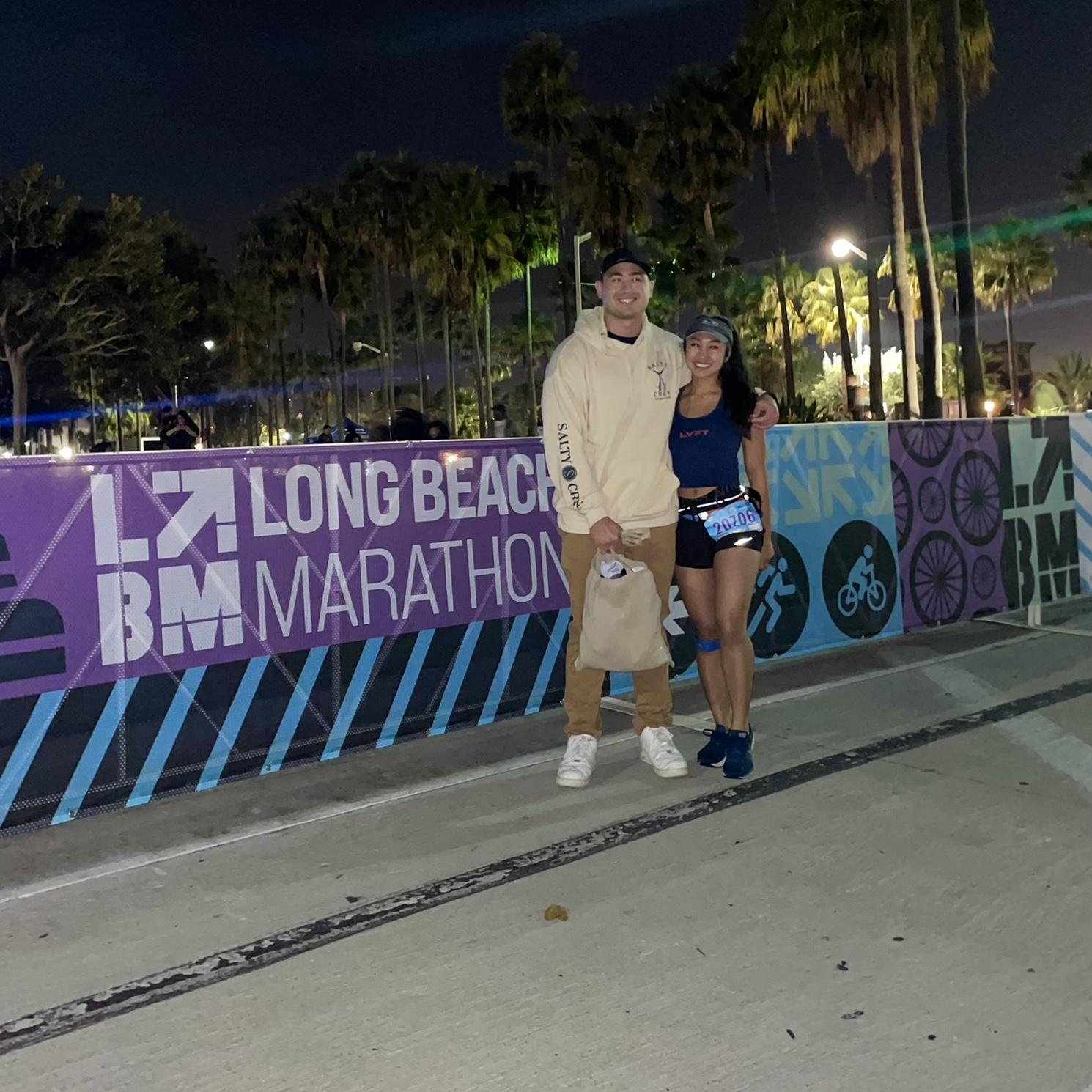 Vanessa’s first full marathon in 2023
