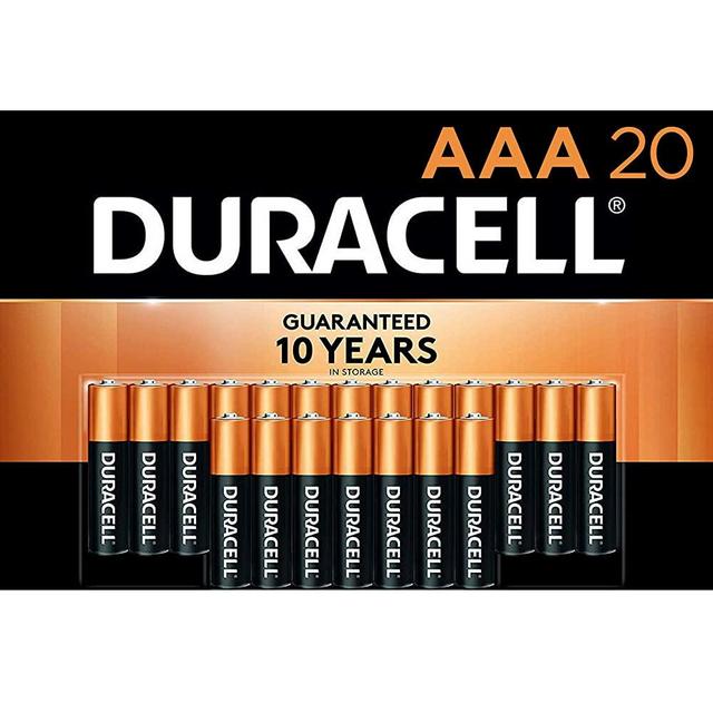 Duracell - CopperTop AAA Alkaline Batteries - long lasting, all-purpose Triple A battery for household and business - 20 Count