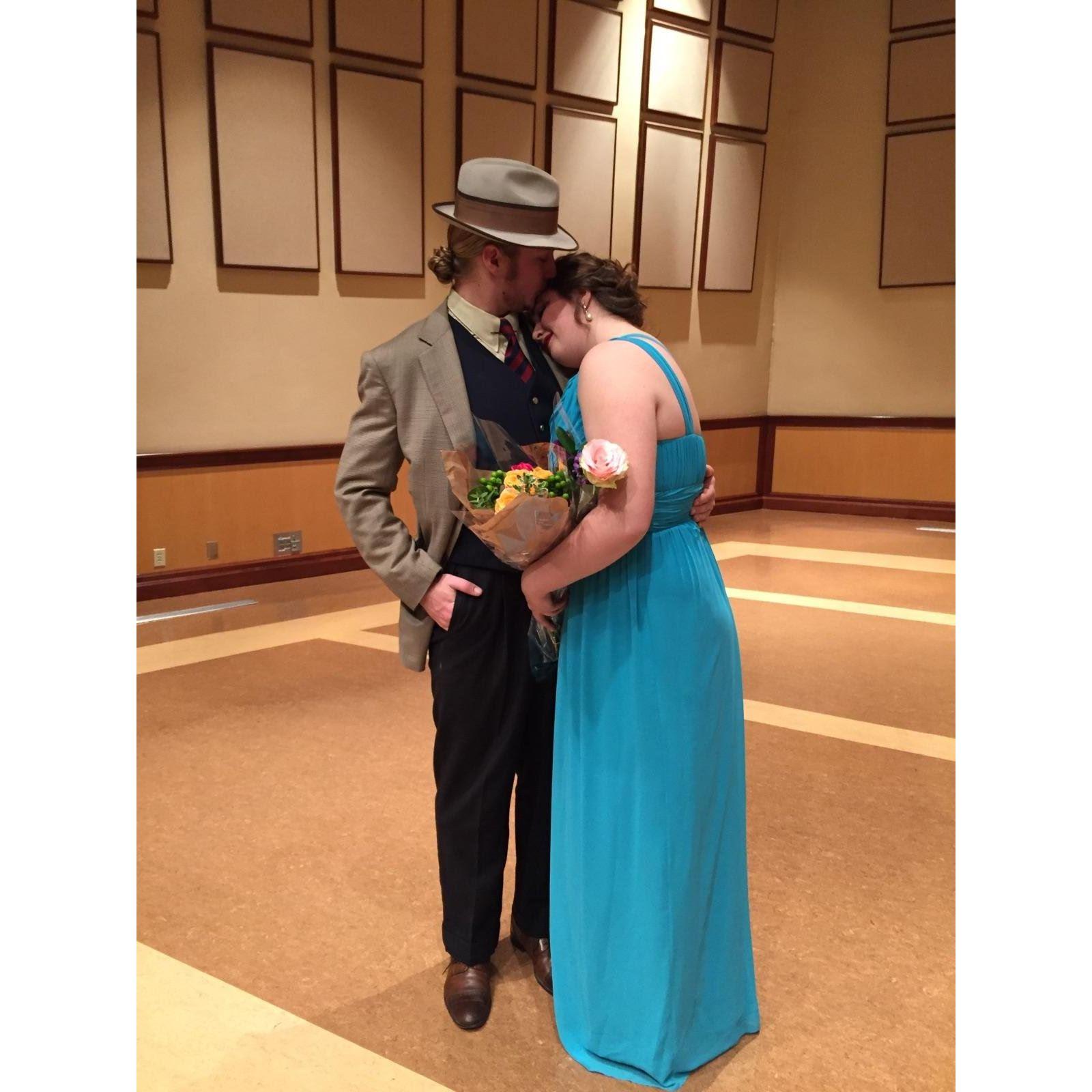 After Erin's junior recital