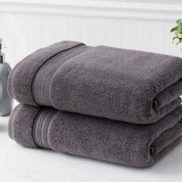Charisma Soft 100% Hygro Cotton 2-piece Bath Towel Set in Purple at Costco