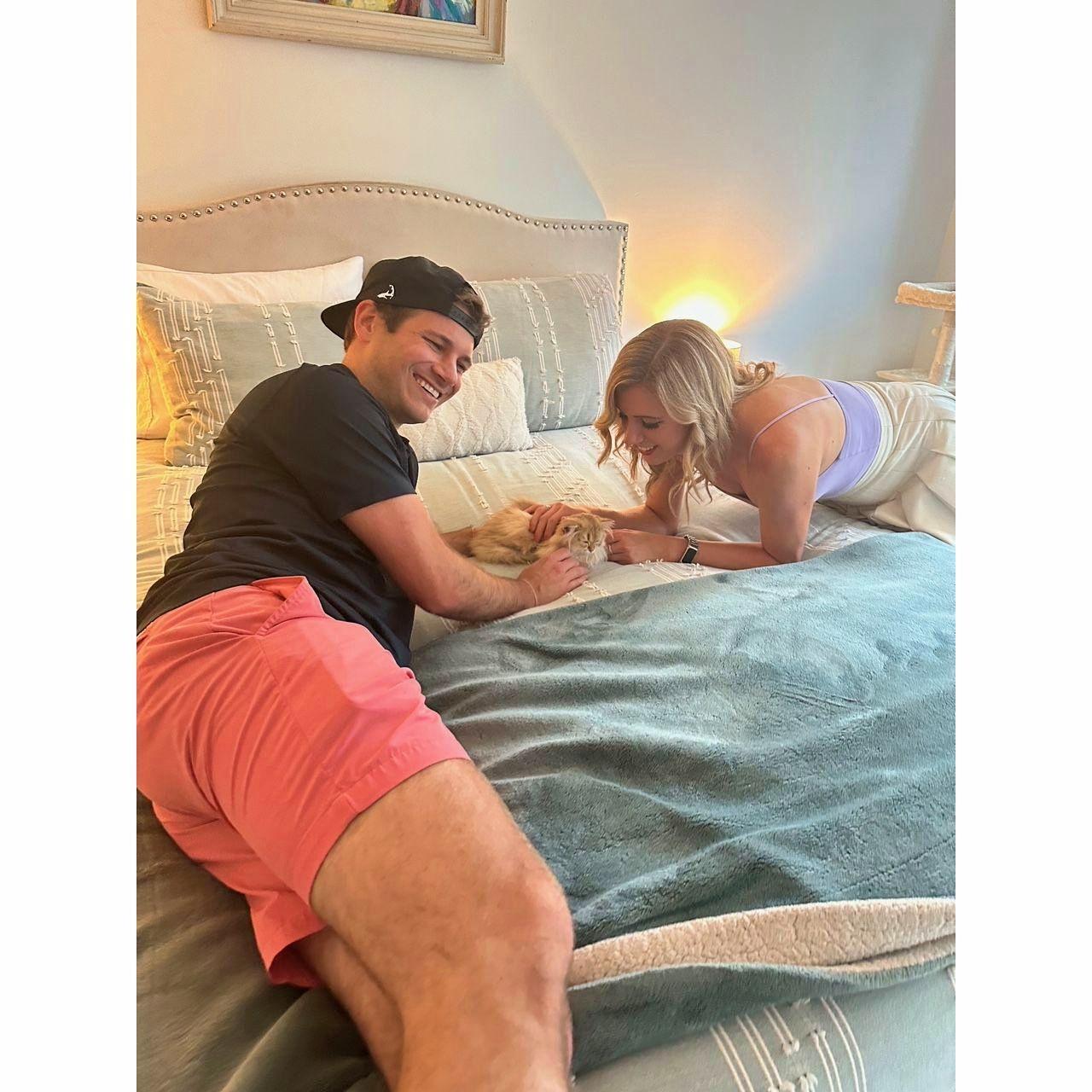 Housewarming party, two weeks after we got our little Paddington