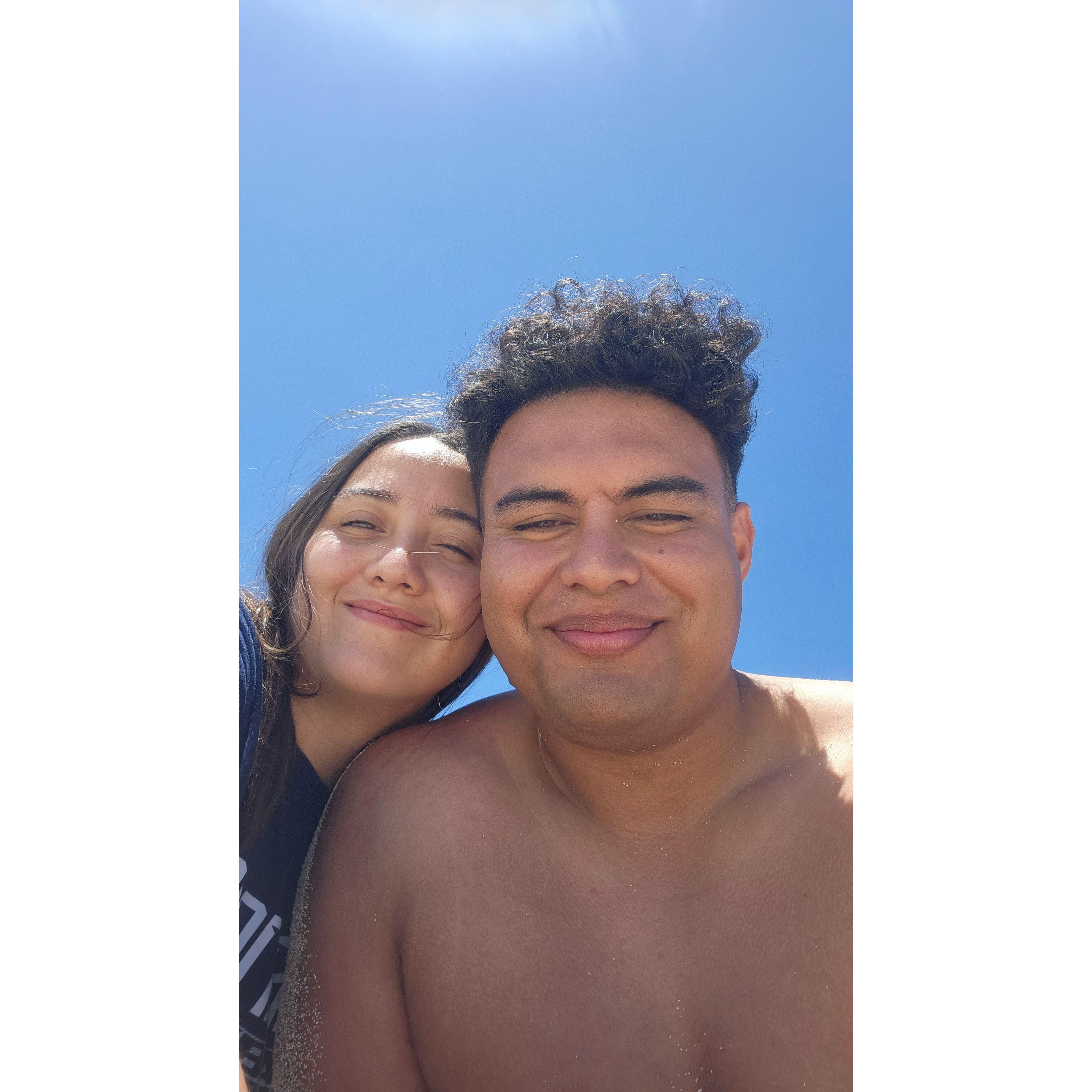 April 22 - Celebrating Alexee's b-day at the beach.