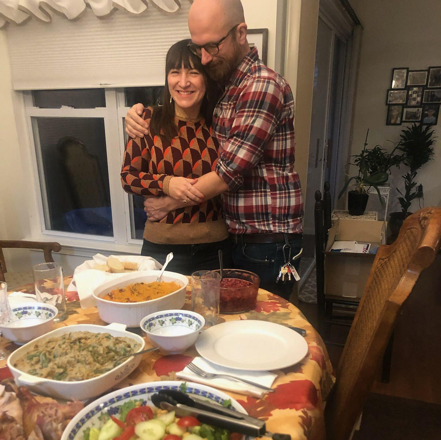 Thanksgiving at the Visich house.