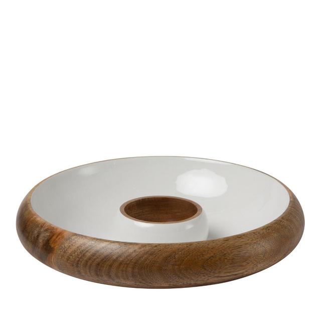 Be Home Madras Curva Chip and Dip Bowl Set