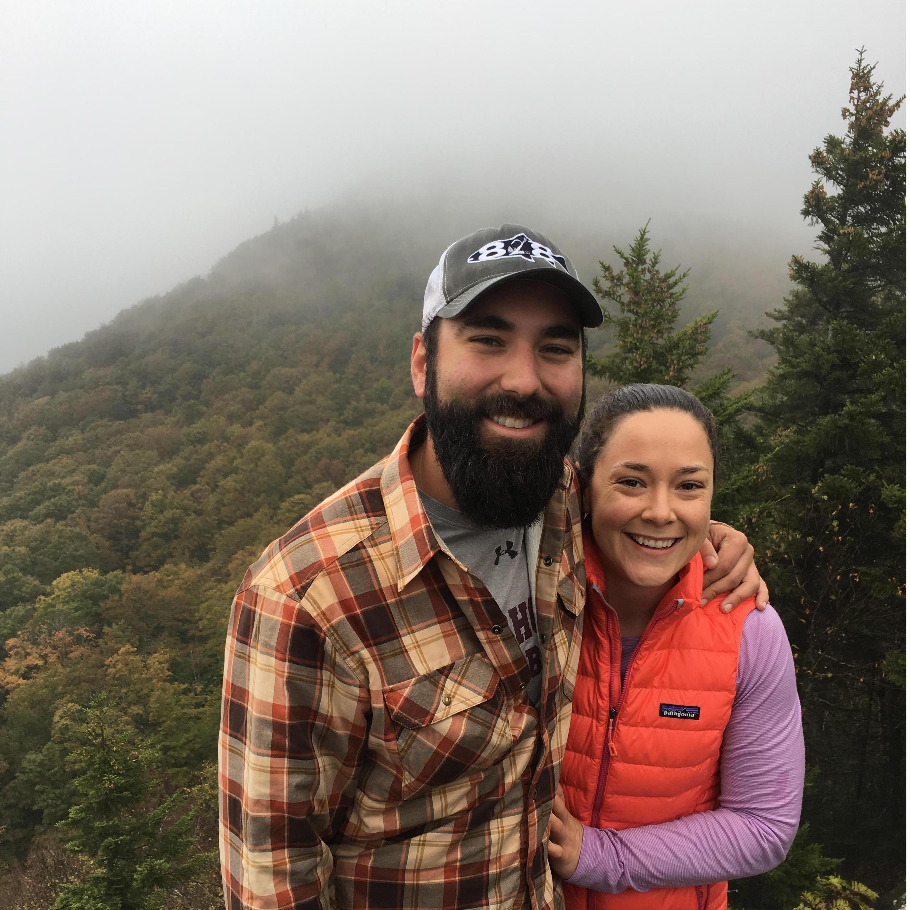 Oct. 2017. Burlington, VT. Hiking along the AT before Jen & Jason's wedding.