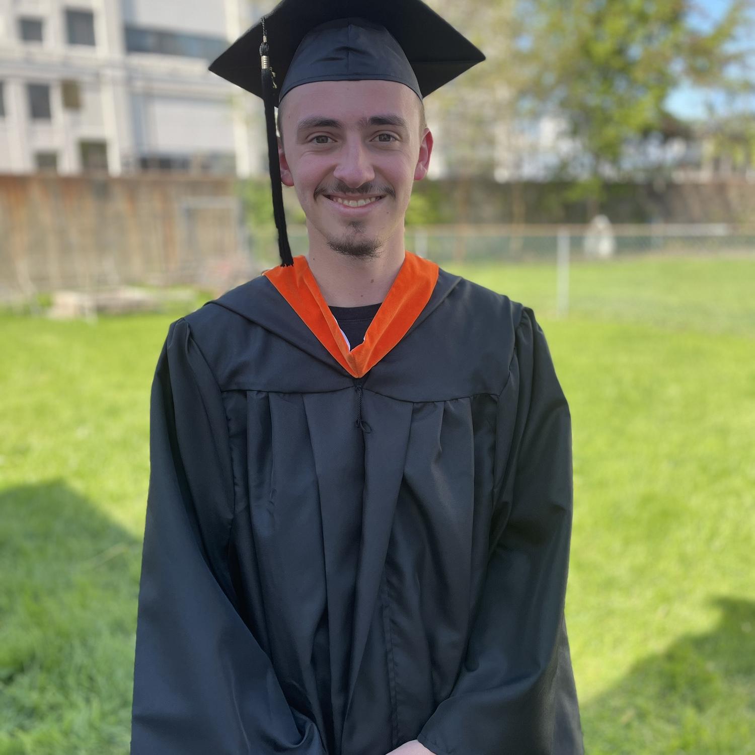 Evan’s undergraduate graduation