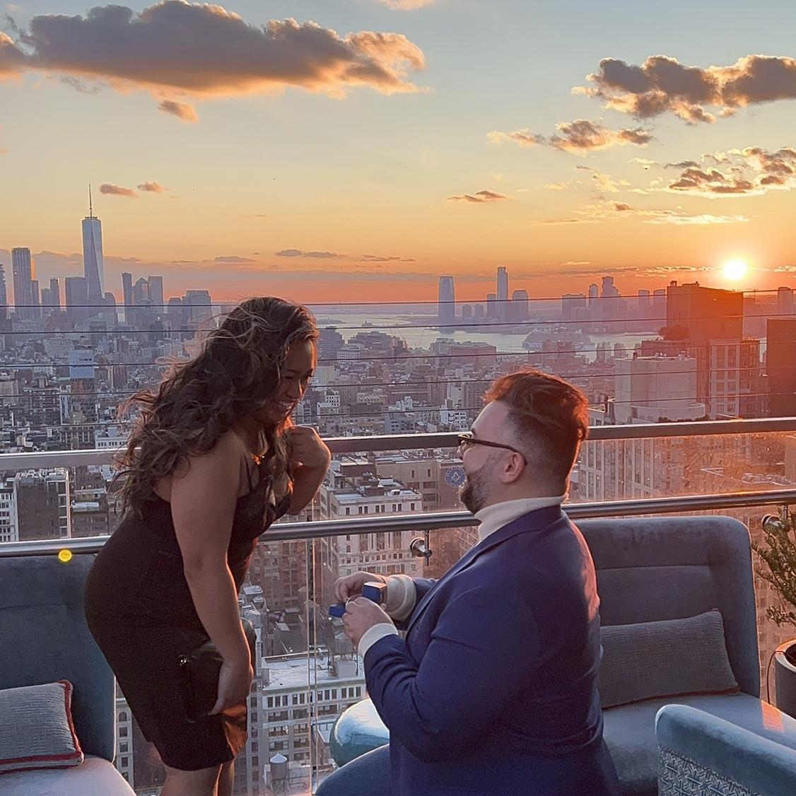 11/30/24 
The proposal.
Nubeluz in NYC, at the top of The Ritz-Carlton.