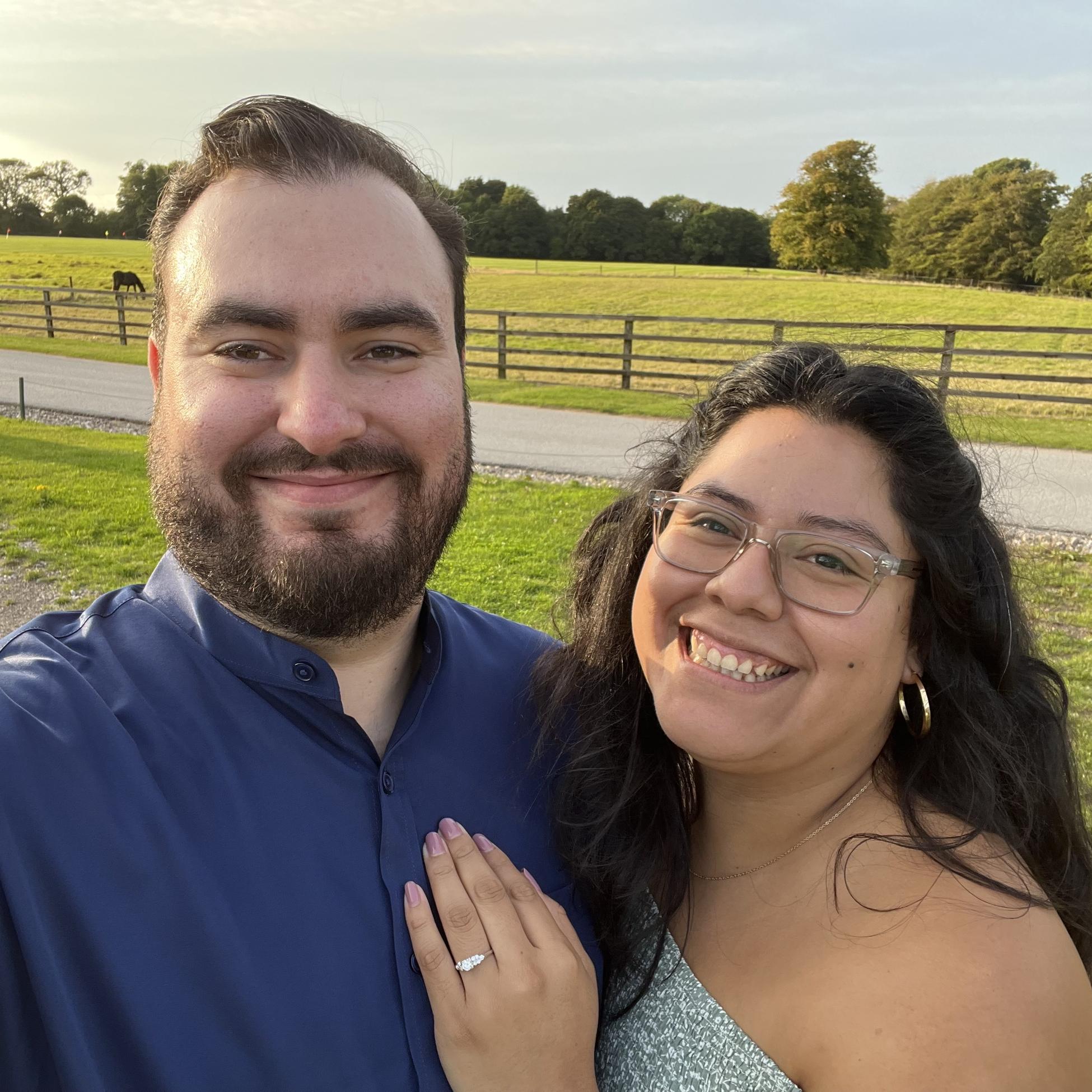 September 14, 2022
This picture was taken 15 minutes after Alex proposed.