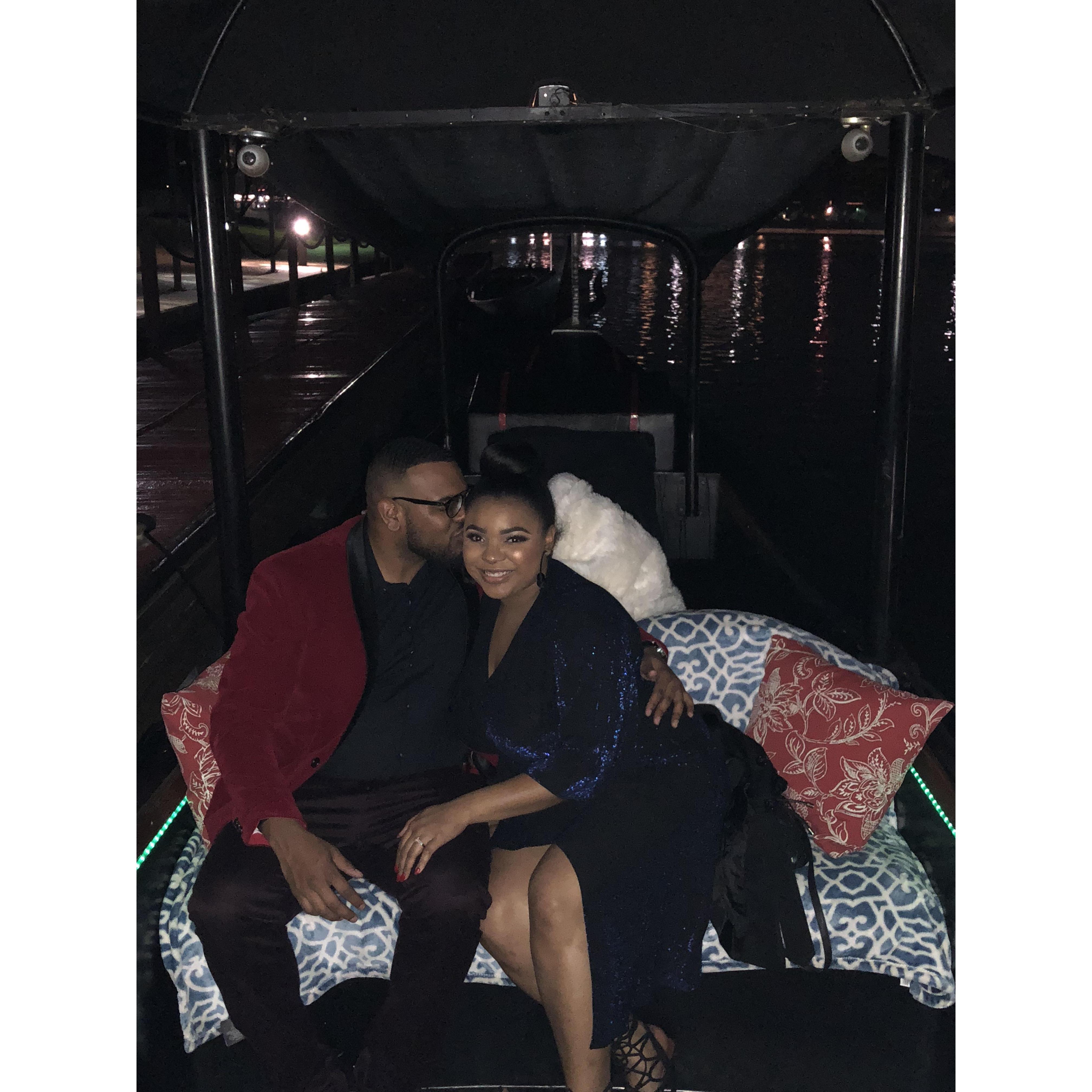 Babe took me on a private gondola tour for our 3 year anniversary. It was so special and I couldn't stop smiling.