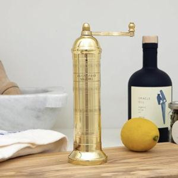 The Original European Mill (Brass, 8-Inch Salt)