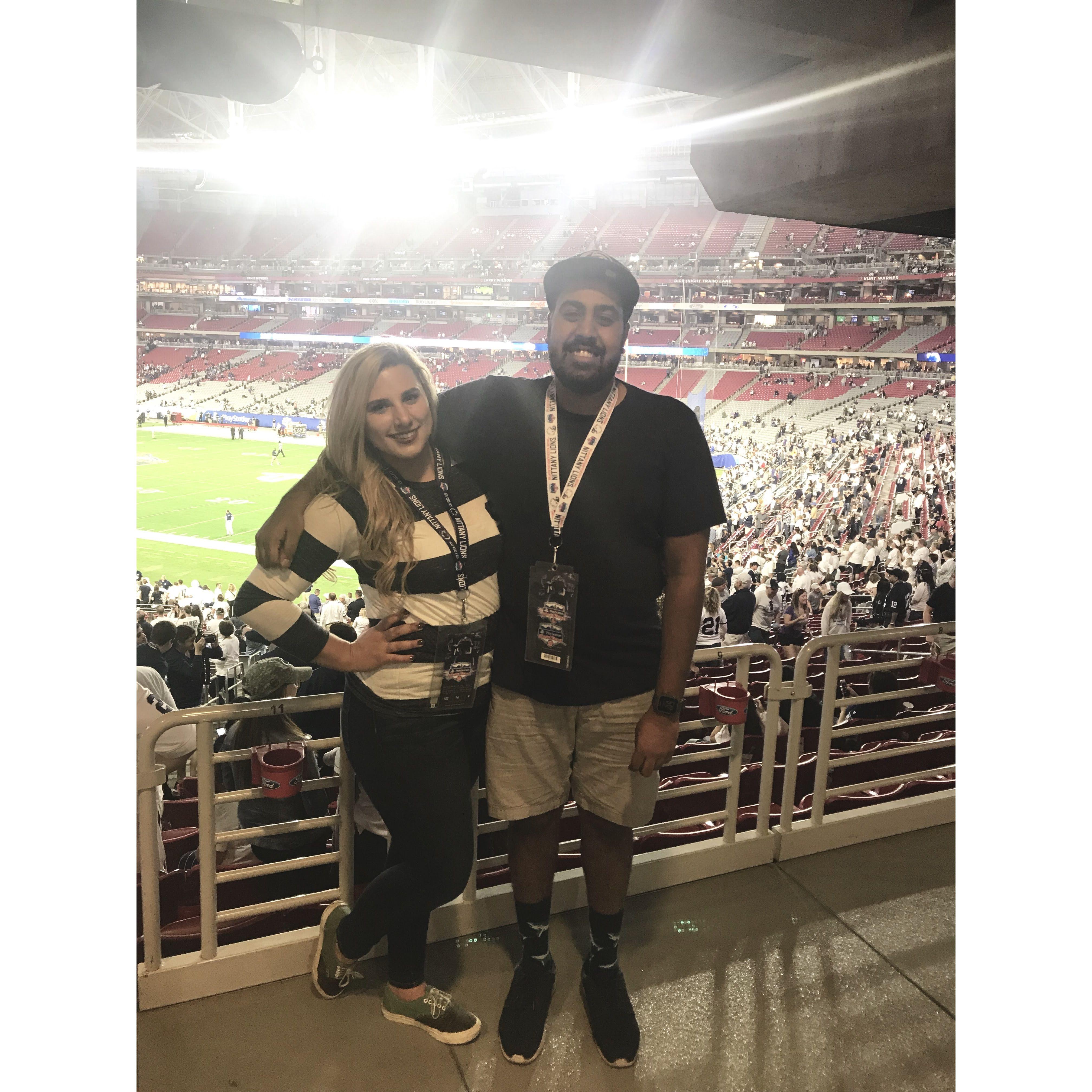 Watching Penn State in the Fiesta Bowl - 2017