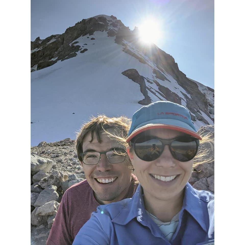 Hiking up Mt. Hood, Oregon, 2020