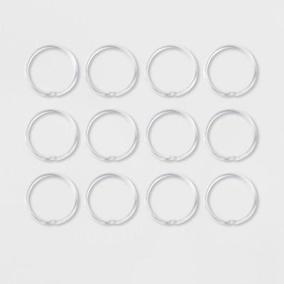 Plastic Shower Rings Clear - Room Essentials™