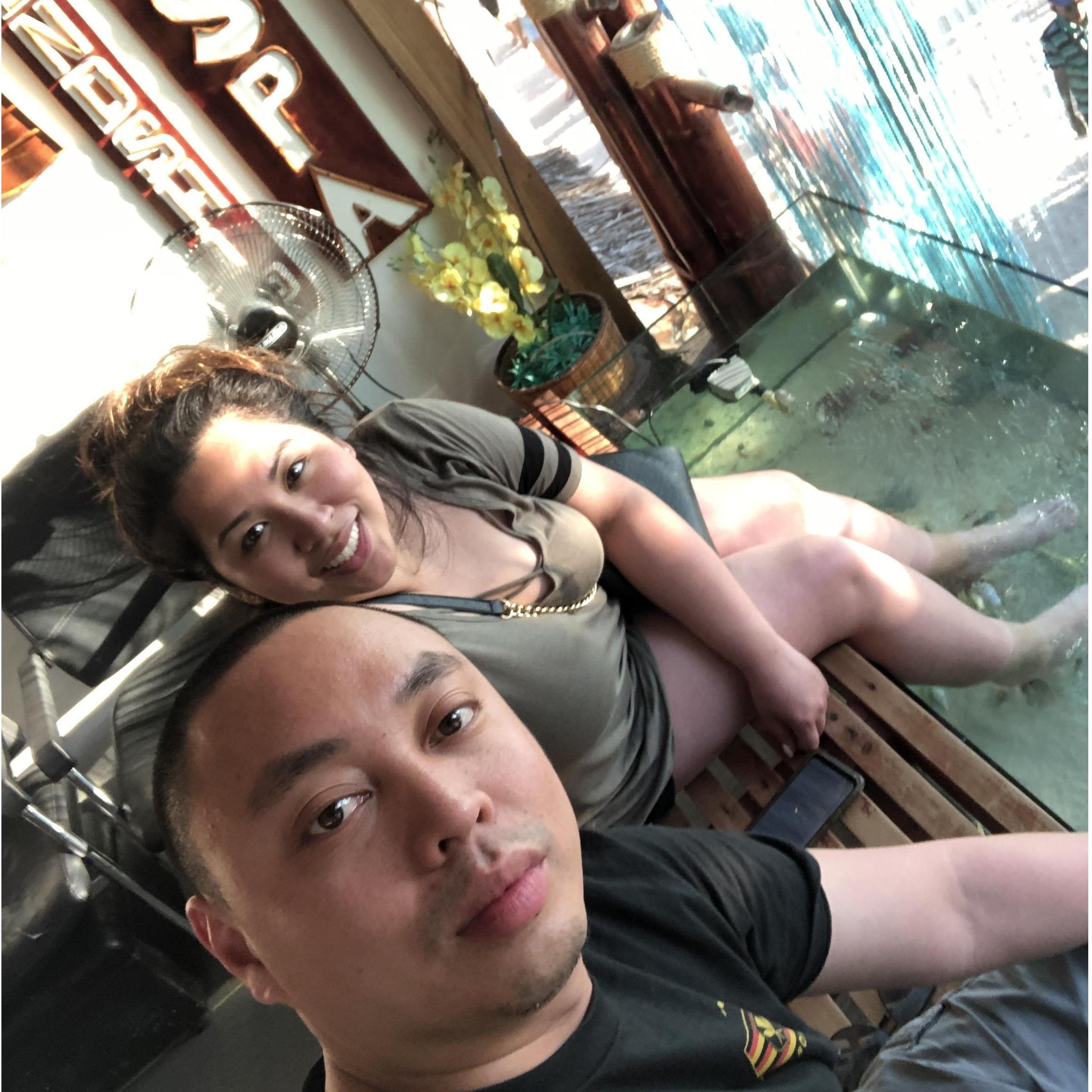 Fish spa in Boracay | February 2019