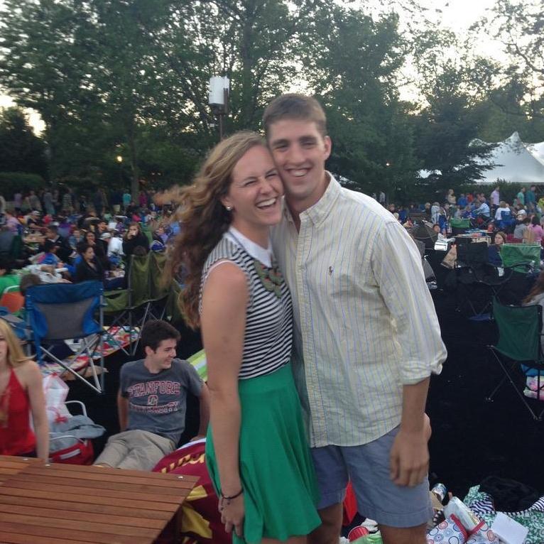Our first concert together at Ravinia