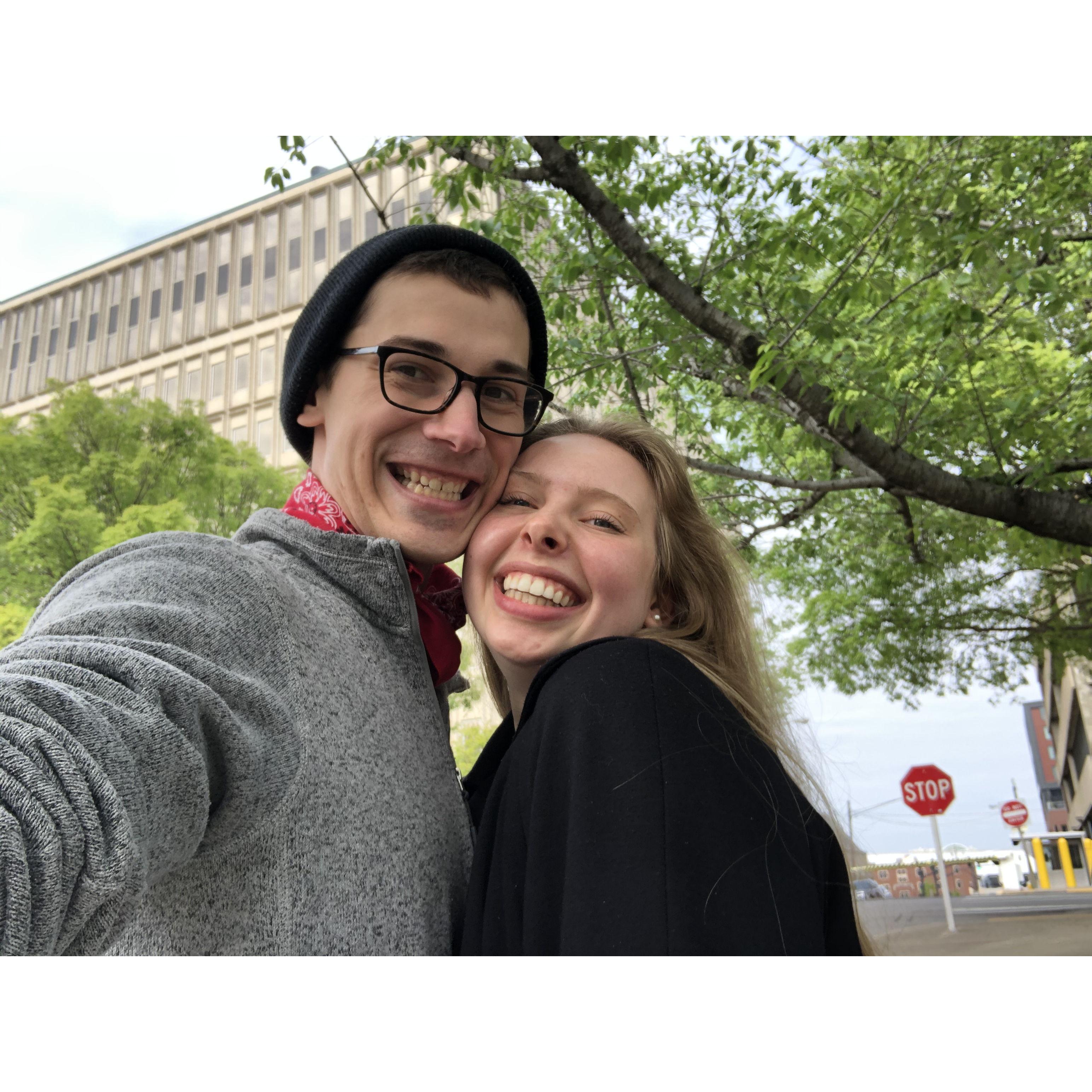 An early date to the Picasso exhibit at the Frist circa April 2021