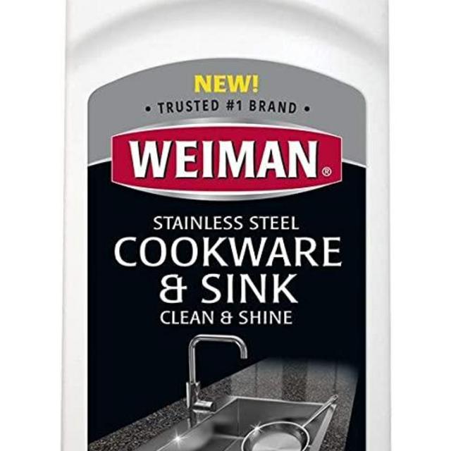 Weiman Stainless Steel Sink and Pots & Pans Cleaner and Polish
