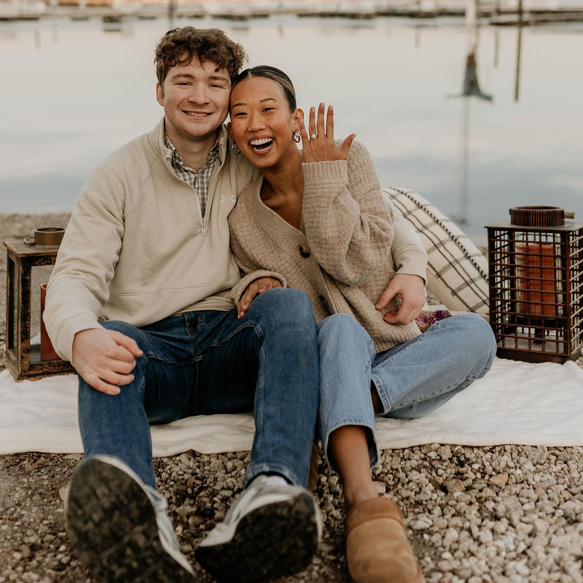 february 5 2024, the day of our perfect & precious proposal