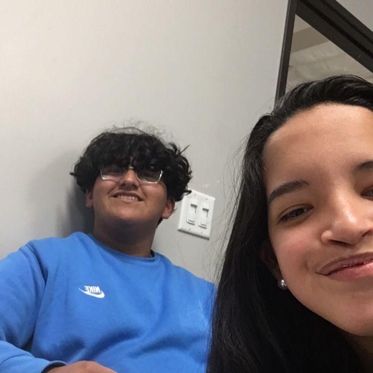 Our first ever selfie together.